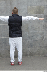 Whole Body Man T poses White Average Standing Street photo references